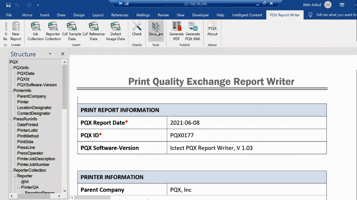 icTools for Print Quality XML