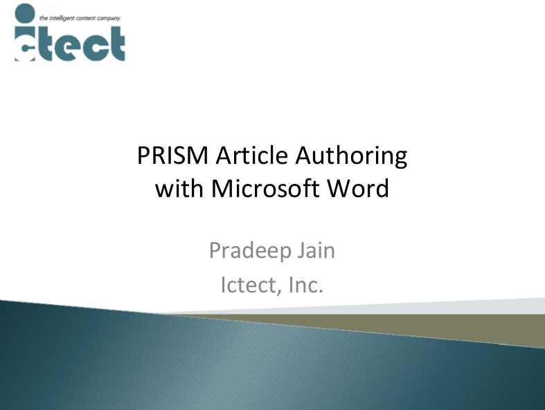 PPT - PRISM Article Editor